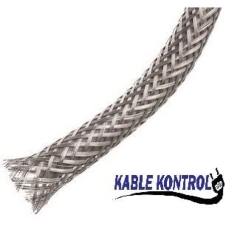 Kable Kontrol Kable Kontrol® Braided Stainless Steel Sleeve - 1-1/4" Inside Diameter - 25' Length SSBS1.25B